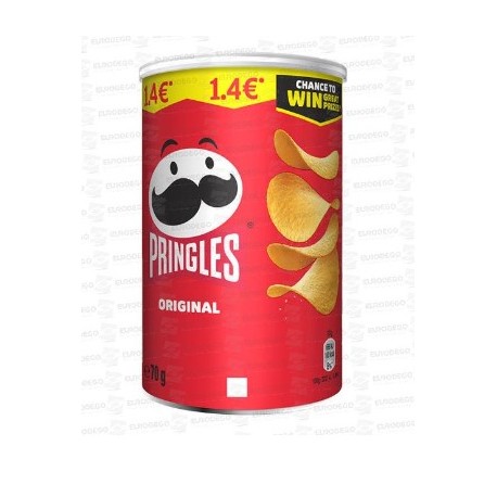 PRINGLES 70GR ROJA 12UD X CAJA