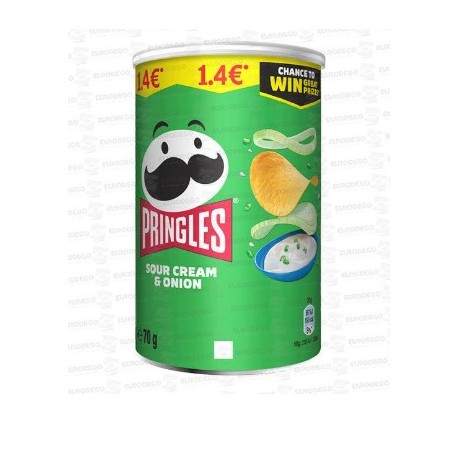 PRINGLES 70GR VERDE 12UD X CAJA