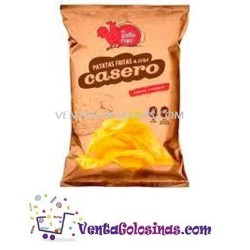 PATATAS ARTESANAS CASERAS160GR. 10UDS X CAJA GALLO ROJO