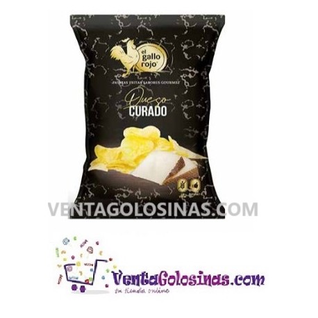 PATATA QUESO CURADO 100GR.10UD X CAJA EL GALLO ROJO