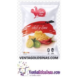 PATATA CHILI Y LIMA 100GR EL GALLO ROJO 10UD