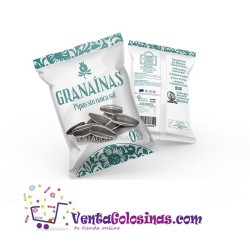 PIPAS GRANAINAS XL SIN NAICA DE SAL 120GR 10UDS
