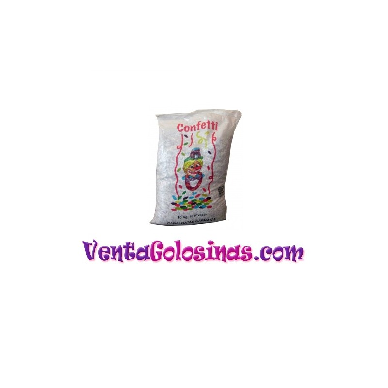 CONFETI SACO 10KG - Venta Golosinas Online