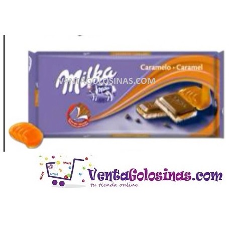 TABLETA MILKA CARAMELO 100GR 23UD X CAJA