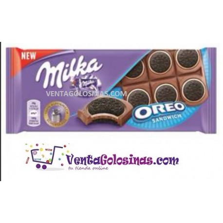 TABLETA MILKA OREO SANDWICH 100GR 15UD X CAJA