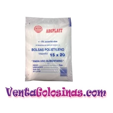 BOLSA PLASTICO 15X30 500GR 