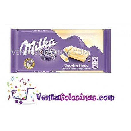 TABLETA MILKA CHOCO BLANCO 100GRS 22UD X CAJA