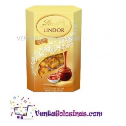 BOMBON LINDOR DULCE DE LECHE CORNET 200GR 8UD X CAJA