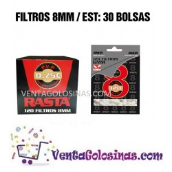 FILTROS 8 MM RASTA 30BOLSAS X120UD 