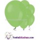 GLOBOS VERDES 12 UDS FESTIVAL