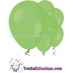 GLOBOS VERDES 12 UDS FESTIVAL