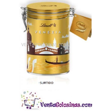 LATA ROMA BOMBON LINDT SURTIDO 225GR 6UD X CAJA