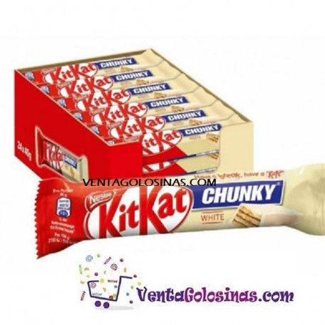 CHUNKY KIT KAT BLANCO24 UDS 40grs