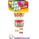 MEGA CHUPA RELLENO SODA FIN FAN FUN 45 UDS CERDAN