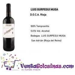 VINO MUGA JOVEN TEMPRANILLO 75CL