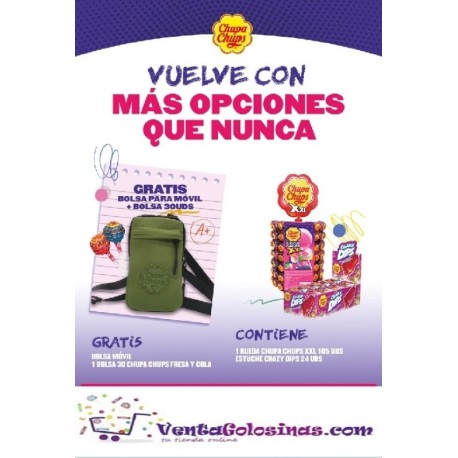 CARRUSEL XXL CHUPA CHUPS 105 UDS +30 S/C 0.60EU