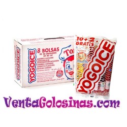 SORBETE DE FRUTAS YOGOICE 10+2UD BOLS. 16 BOLSAS X CAJA 