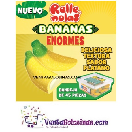 BANANAS RELLENAS GIGANTES 45 UDS VIDAL